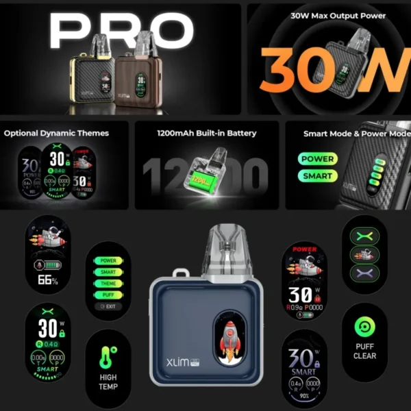 OXVA XLIM SQ PRO POD KIT – AMERICAN EDITION - Image 2