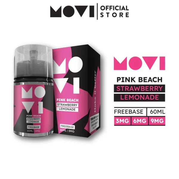 MOVI FREEBASE – PINK BEACH  STRAWBERRY LEMONADE