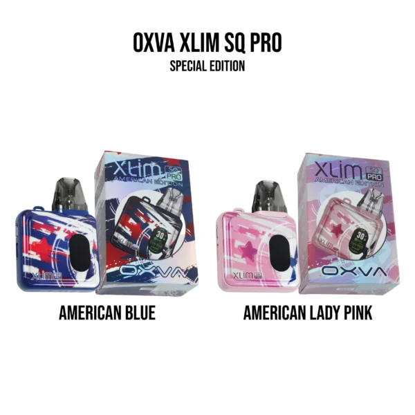 OXVA XLIM SQ PRO POD KIT – AMERICAN EDITION