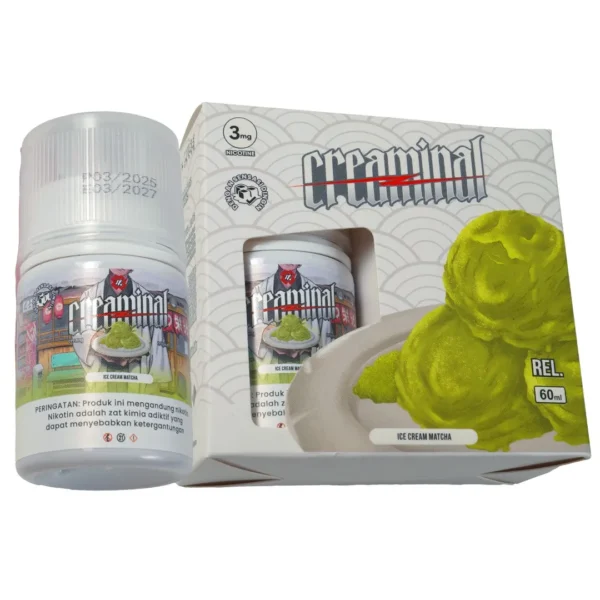 CREAMINAL – ICE CREAM MATCHA 60ML