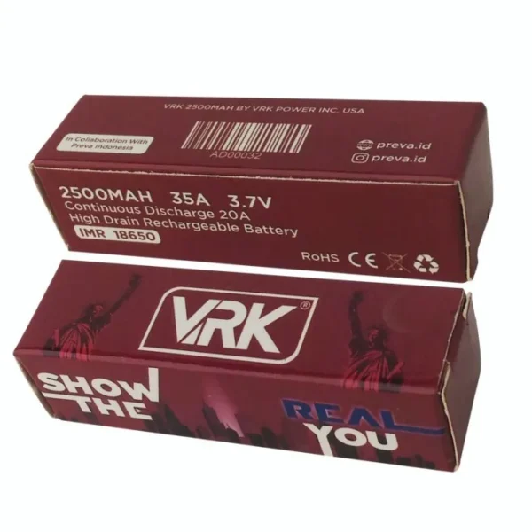 VRK BATTERY 2500MAH 35A 18650 – SHOW YOU