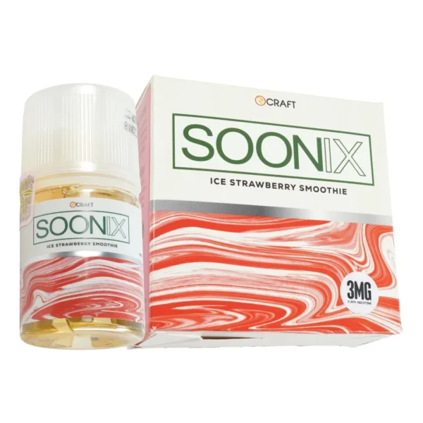 SOONIX – ICE STRAWBERRY SMOOTHIE 60ML – 3MG