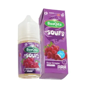 BUAQITA SOURS SALT – SOUR GRAPE 30ML – 30MG