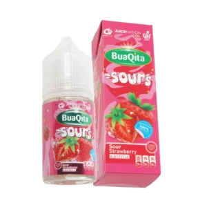 BUAQITA SOURS SALT – SOUR STRAWBERRY 30ML – 30MG