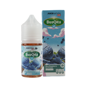 BUAQITA SALT – BLUE RASPBERRY ICE CREAM 30ML – 30MG