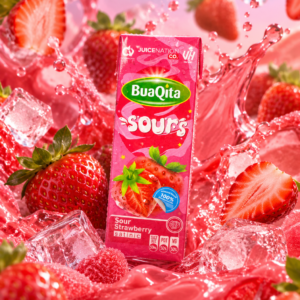 BUAQITA SOURS SALT – SOUR STRAWBERRY 30ML – 30MG