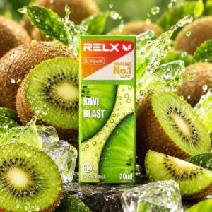 RELX E-LIQUID – KIWI BLAST 30ML – 30MG