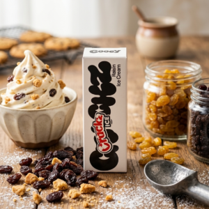 CRACKZ ICE - RAISIN ICE CREAM